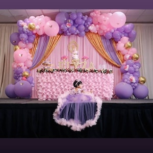 Sequin Tulle Baby Pageant Dress, Detachable Train, Flower Girl Outfit