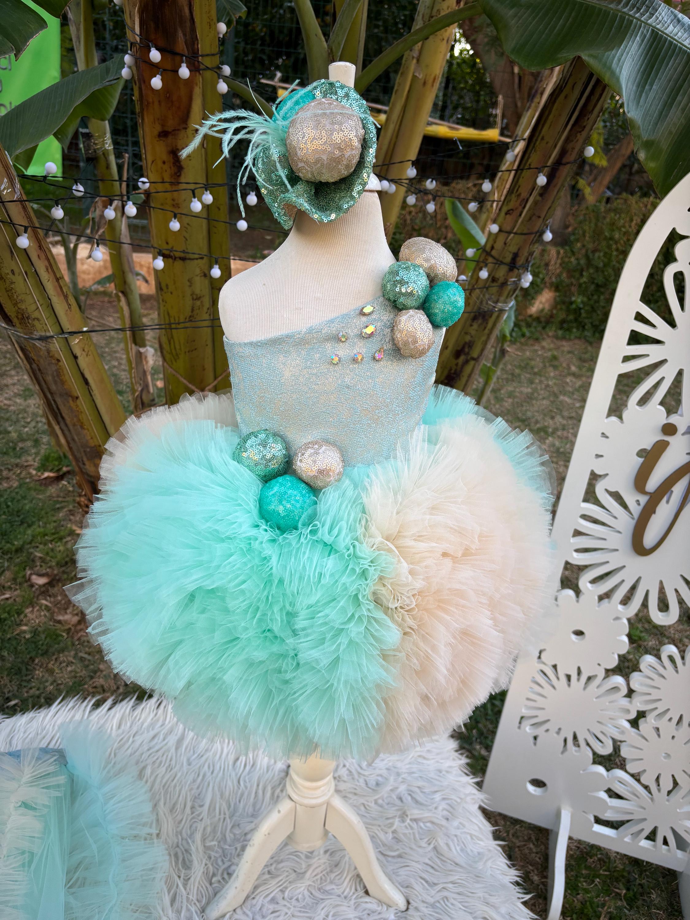 トップス Ballerina fairy tulle peplum tops (mint) Ballerina fairy tulle peplum tops (mint)