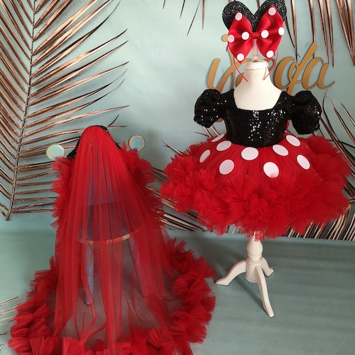 minnie mouse red and black dress Personalized Red and Black Minnie Mouse First Birthday Outfit Black and Red Minnie Birthday Outfit Customized 1st Birthday Minnie Tutu Red