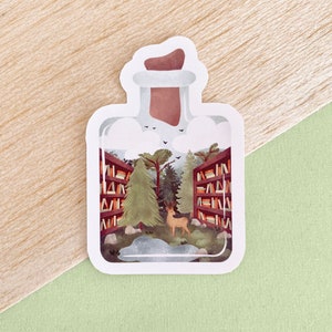 Biblioteca forestal PEGATINA