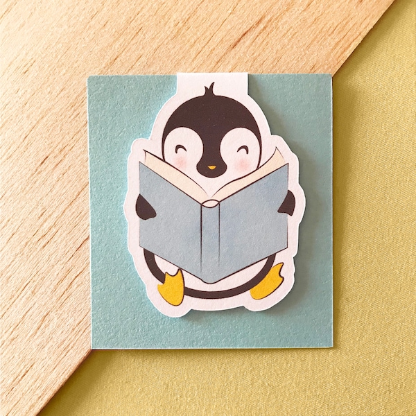 Penguin reads MAGNETIC BOOKMARK