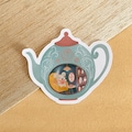Teapot library STICKER product logo
