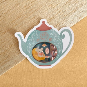Théière bibliothèque STICKER