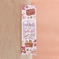 What is a bookshelf LAMINATED BOOKMARK product logo