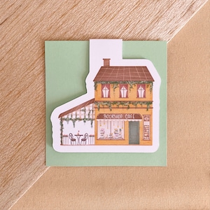 Bookshop café MAGNETIC BOOKMARK