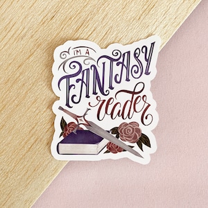 Ich bin ein Fantasy-Leser STICKER