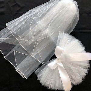 Bride's Booty Veil, Bridal Booty Veil, ArmBand,