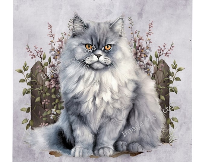 Cat Breed Sign - The Persian Cat