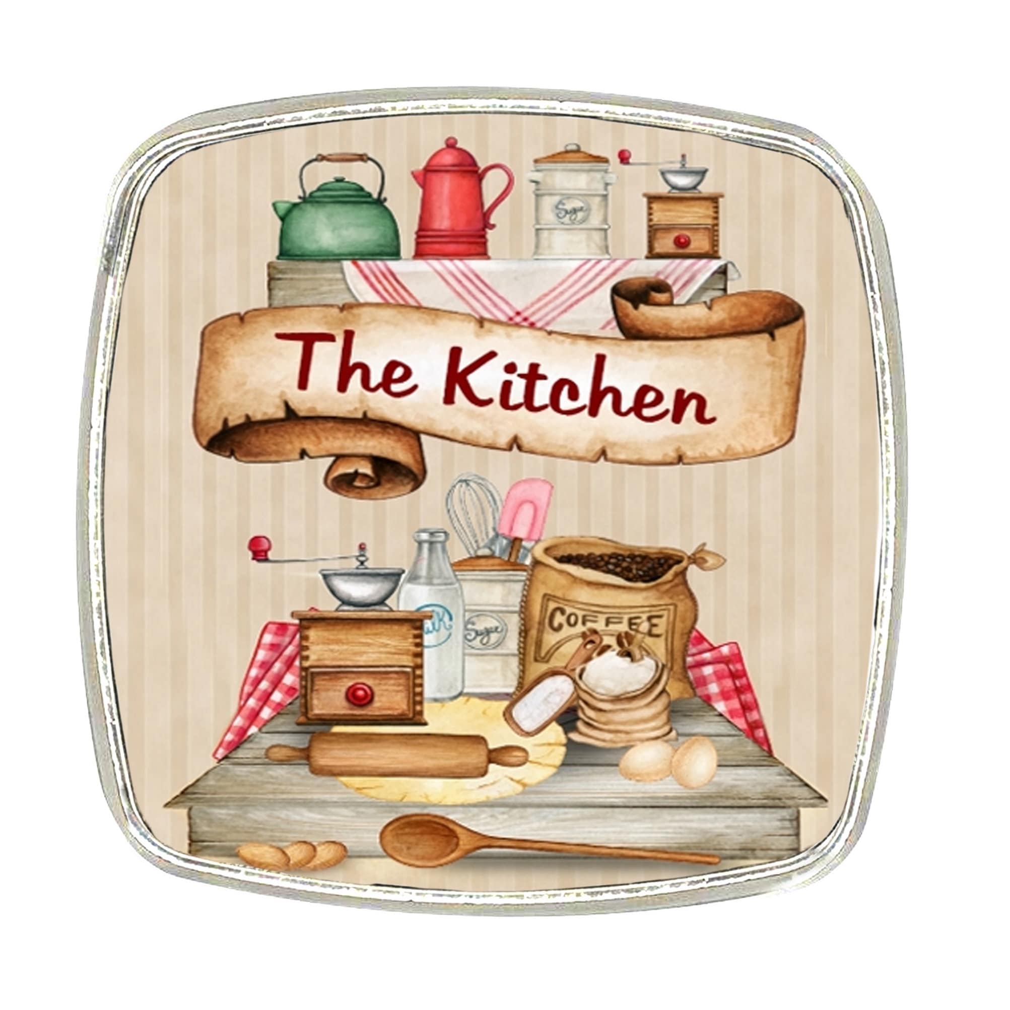 Kitchen Chrome Finish Large the Kitchen Etsy