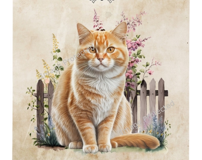 Cat Breed Sign - The Ginger Cat
