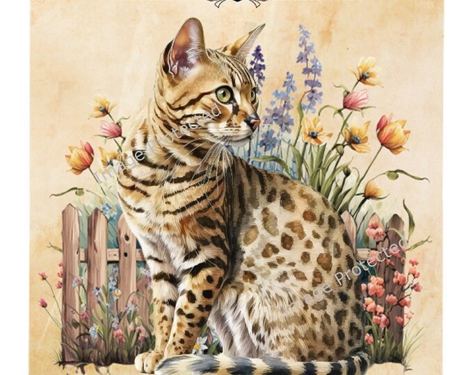 Cat Breed Sign - The Bengal Cat