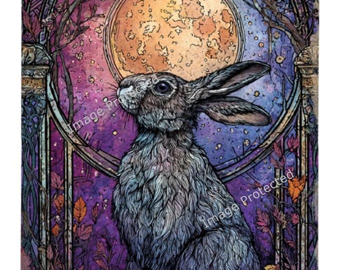 Mystic Hare Metal Sign – Motivational Quote Home Decor