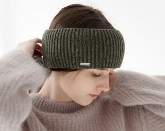 Super warm 95% cashmere headband by Frost