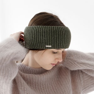 Super warm 95% cashmere headband by Frost