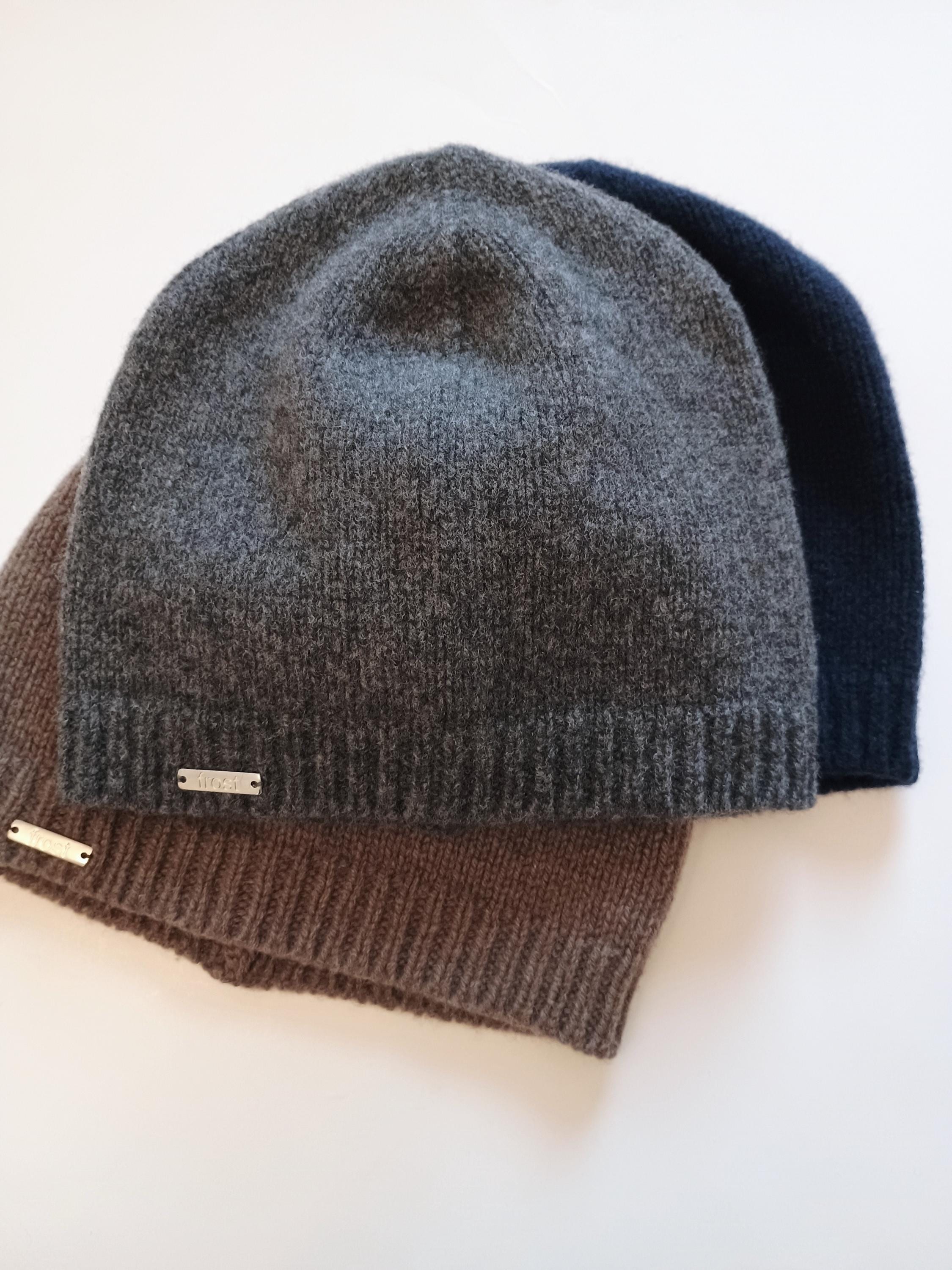 Plush Angora Blend Ombre hat no brand Angora Beanie Hat - Oat – Namakan Goods main image 2