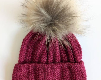 Frost Hats Warmest Cashmere Hat With Detachable Genuine  display picture 3