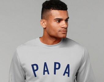 Papa Sweatshirt - PAPA mit ltd Edition Military print
