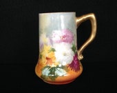 Antique French Blackeman and Henderson (B H) Limoges France Mug Cup Tankard