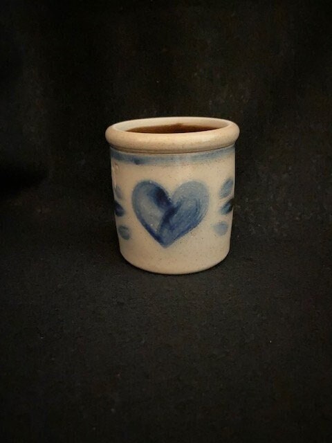 Your Hearts Delight Blue Floral Small Crock