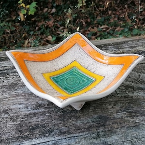 Tigela de frutas de cerâmica feita à mão, Tigela de frutas de cerâmica, Tigela de frutas de cerâmica, Tigela, Tigela de frutas exclusiva, Cerâmica e cerâmica, Tigela de arte, Presente de casamento