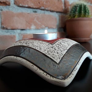 Candle Holder, Modern Ceramic Candle Holders, Tea Light Candle, Handmade, Ceramics and Pottery, Colorful Ceramic,  Home Decor, Modern Design