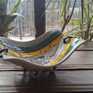Tigela de frutas de cerâmica, Tigela de frutas, Tigela de frutas exclusiva, Cerâmica feita à mão, Tigela de frutas de cerâmica, Tigela, Cerâmica e cerâmica, Tigela de arte, Presente de casamento,