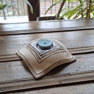 Candle Holder, Modern Ceramic Candle Holders, Tea Light Candle, Handmade, Ceramics and Pottery, Colorful Ceramic,  Home Decor, Modern Design
