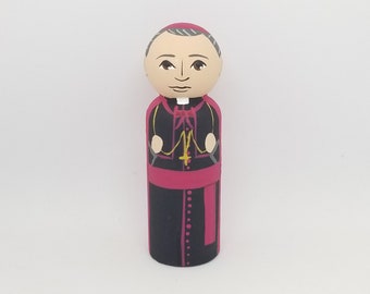 Venerable Fulton Sheen Peg Doll