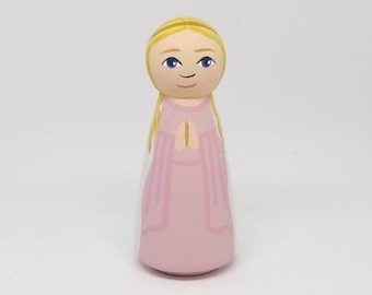 Guardian Angel Peg Doll