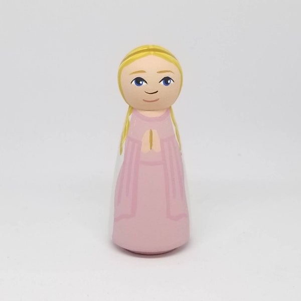 Guardian Angel Peg Doll