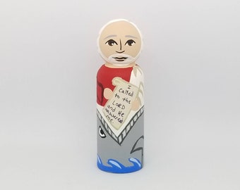 Jonah, Old Testament, Peg Doll