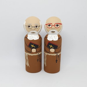 Bl. Solanus Casey peg doll - Saint Peg Dolls - Catholic Gifts - Baptism - Confirmation