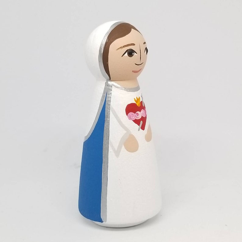 Immaculate Heart of Mary Peg Doll - Main Image