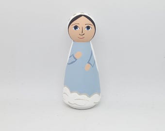 Our Lady of Medjugorje Peg Doll