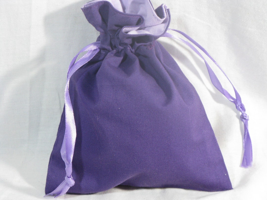 Medium Cloth Gift Bags Unique Fabric Bags Reusable Eco Friendly Gift Bags Lined Bags Jewelry or