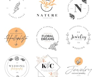 Diseño personalizado de logotipos de marca divertidos y estéticos