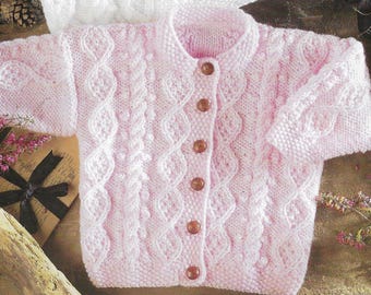 10 X Aran Knitting Pattern Children toddler baby Boy Girl Cable Aran PDF Download Only Mixed 21 - 29 inch chest
