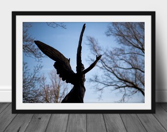 Angel Cemetery Photographic Print - Art - Wall Decor