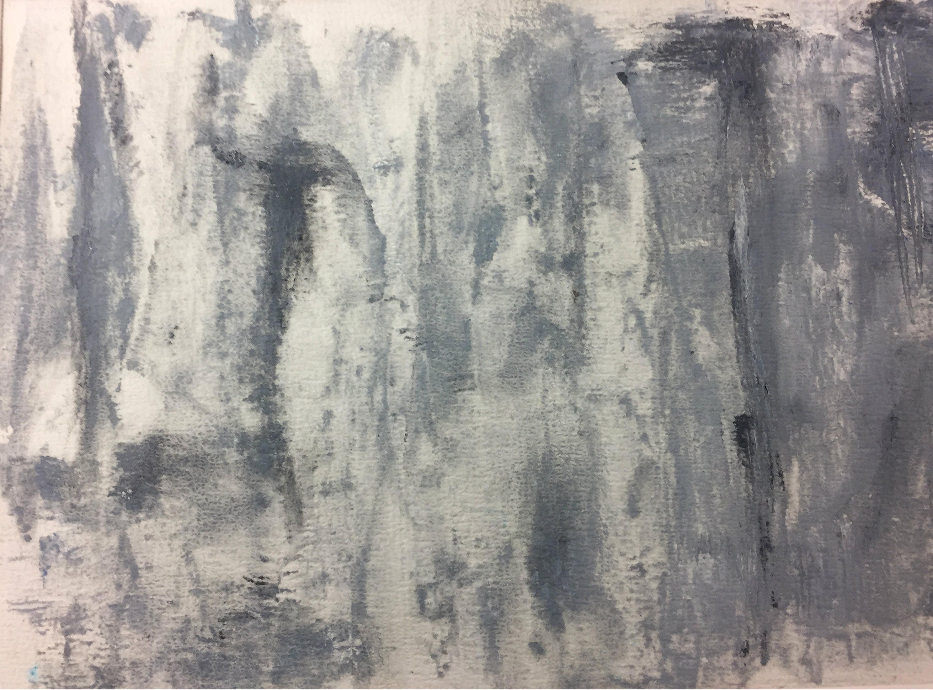Spirit Art Original Abstract Artwork Many Faces Etsy