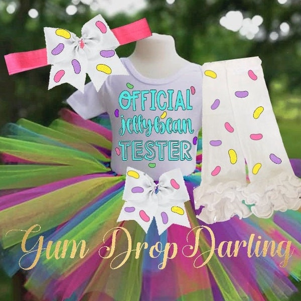 Jelly Bean Top, Easter Tutu, Easter Dress, Baby Easter, Easter Tutu Outfit, Easter Outfit, Colorful Tutu, Jelly Bean Tester, Girls Easter