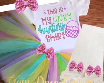 Easter Tutu, Easter Dress, Baby Easter, Easter Tutu Outfit, Easter Outfit, Egg Huting, Lucky Egg Hunting, Egg Hunting Top, Pastel Tutu