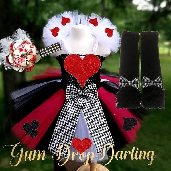 Queen of Hearts Tutu, Queen of Hearts Costume, Queen of Hearts tutu Dress, Tutu Dress, Queen of hearts Dress, Queen of hearts Outfit