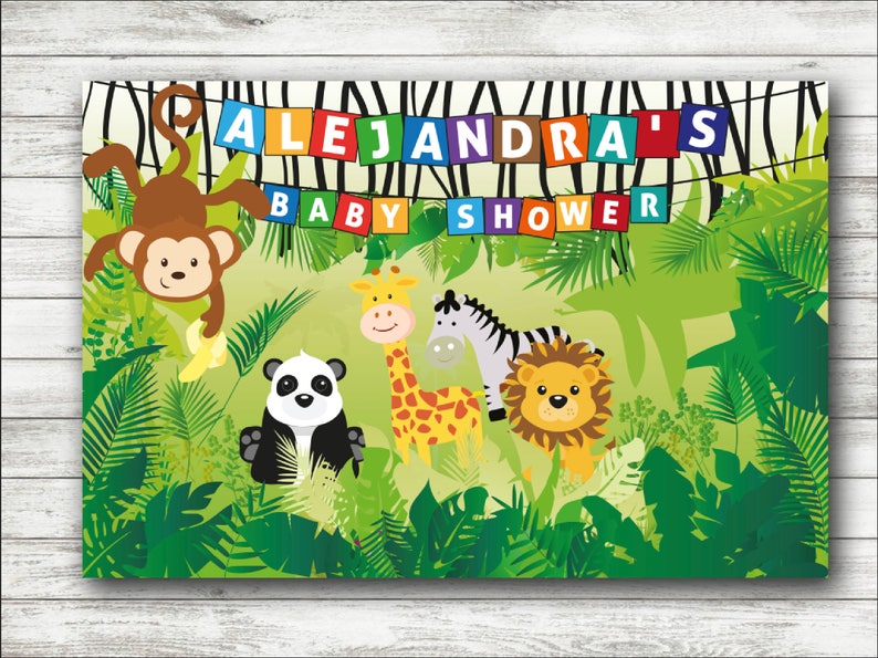 Safari Themed Picture Frames Frame Ideas Printable Jungle Animals Backdrop Safari