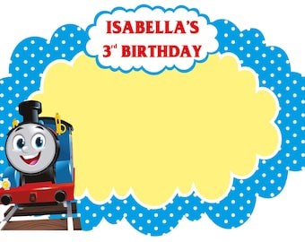 New Thomas the train photo booth frame, thomas birthday photo booth frame, thomas the train Photo Booth Frame,  Photo booth frame,