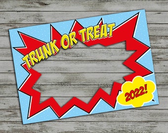 Halloween Superhero Frame, Superhero Halloween Photo Booth Frame, Superhero Frame, halloween party DIGITAL FILE