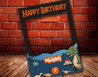 Jurassic Dinosours Theme Birthday Party Photo Frame
