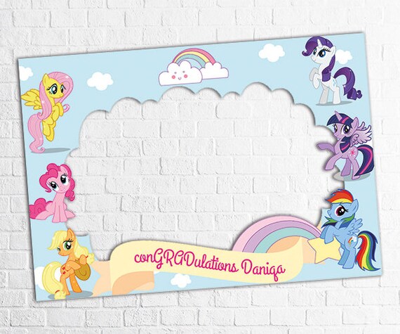 Little Pony Baby Shower Frame Little Pony Baby Shower Party Photo Little Pony Baby Shower Frame Little Pony Baby Shower Party Photo