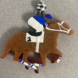 Large Racehorse Car Freshie | Equestrian Freshie  | Horse lover gift | Equestrian Air Freshener| Scented Horse Lover Gift