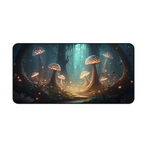 Mushroom Forest Desk Mat