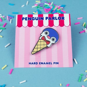 Penguin Ice Cream Cone Pin – Penguin Parlor Series